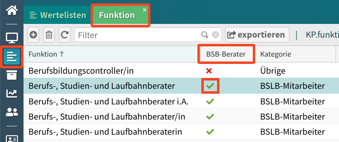 Berater-Funktion